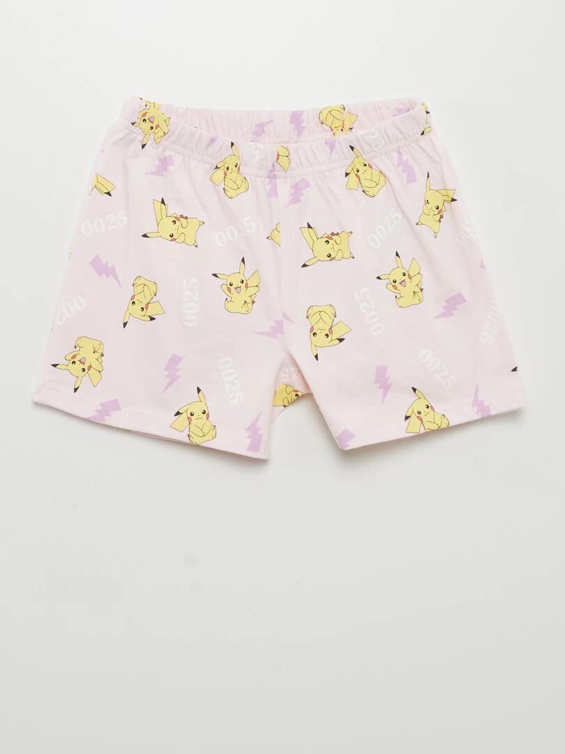 Ensemble pyjama 'Pokémon'   2 îèces   Rose