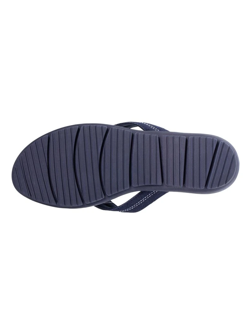 Tongs sport Femme confort tige jean marine   Bleu marine