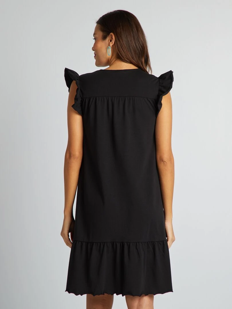 Robe de grossesse à volants   Only Maternity   noir
