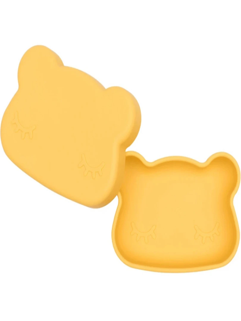 Boîte À Goûter Multifonctions Ours Jaune   Jaune