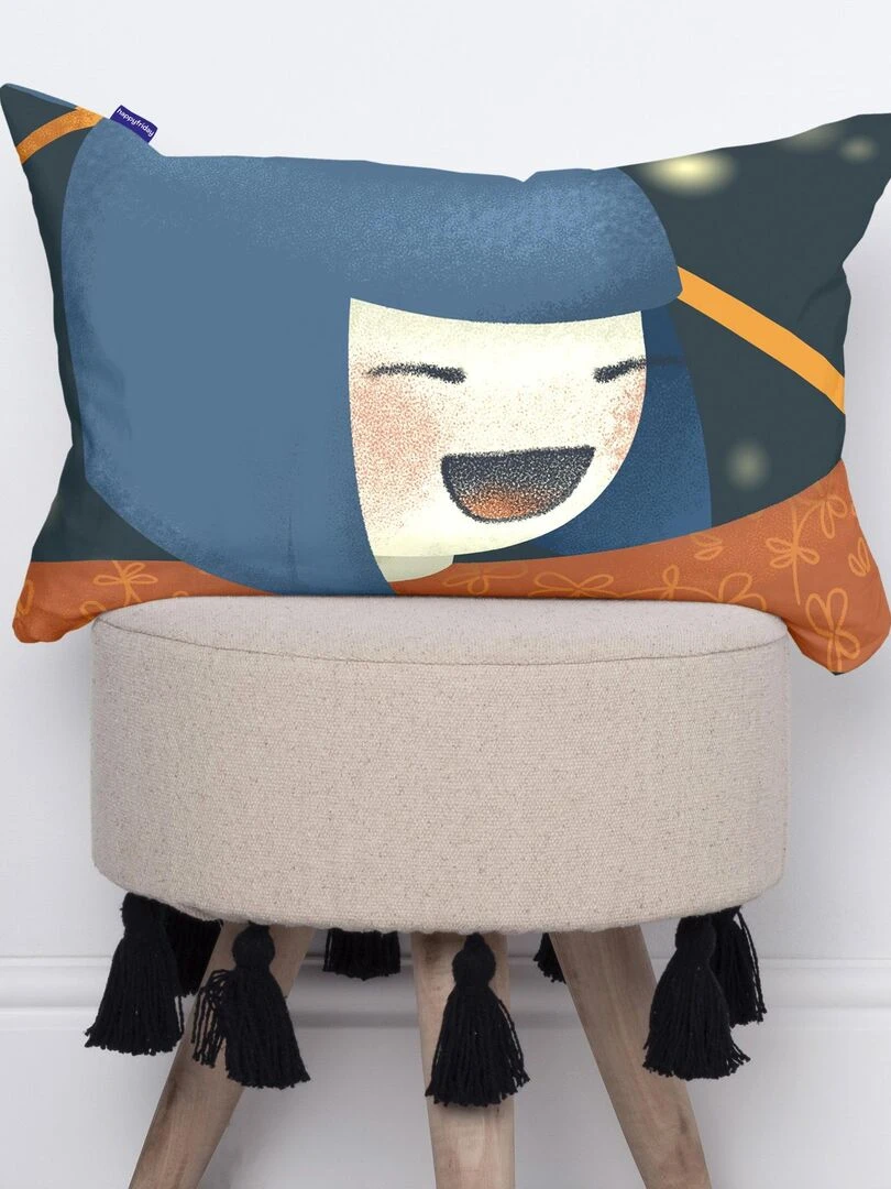 Housse de coussin The warrior "Happyfriday"   Blanc