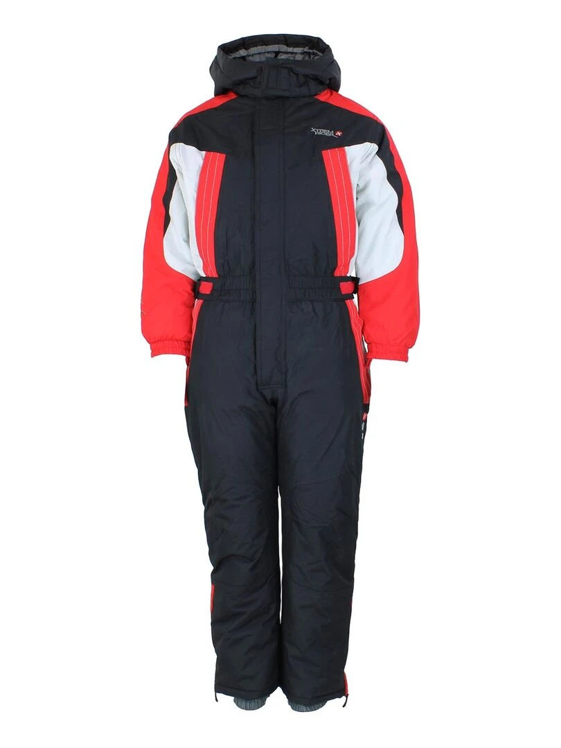 Combinaison de ski garçon EPLEM PEAK MOUNTAIN Noir Rouge