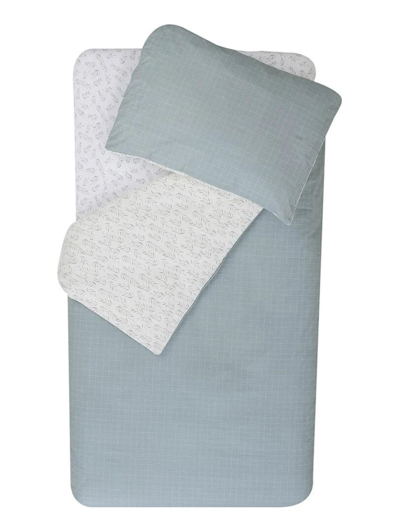Parure de couette esprit nature Blanc