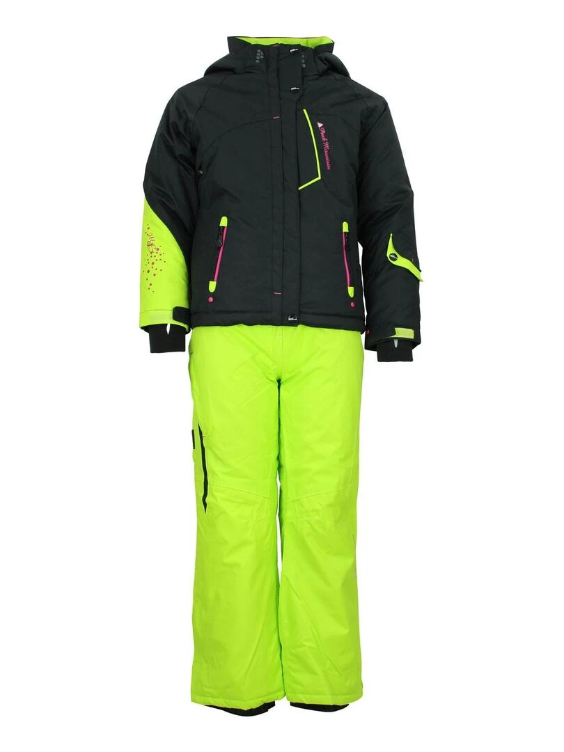 Ensemble de ski fille FAMIC PEAK MOUNTAIN Noir Vert