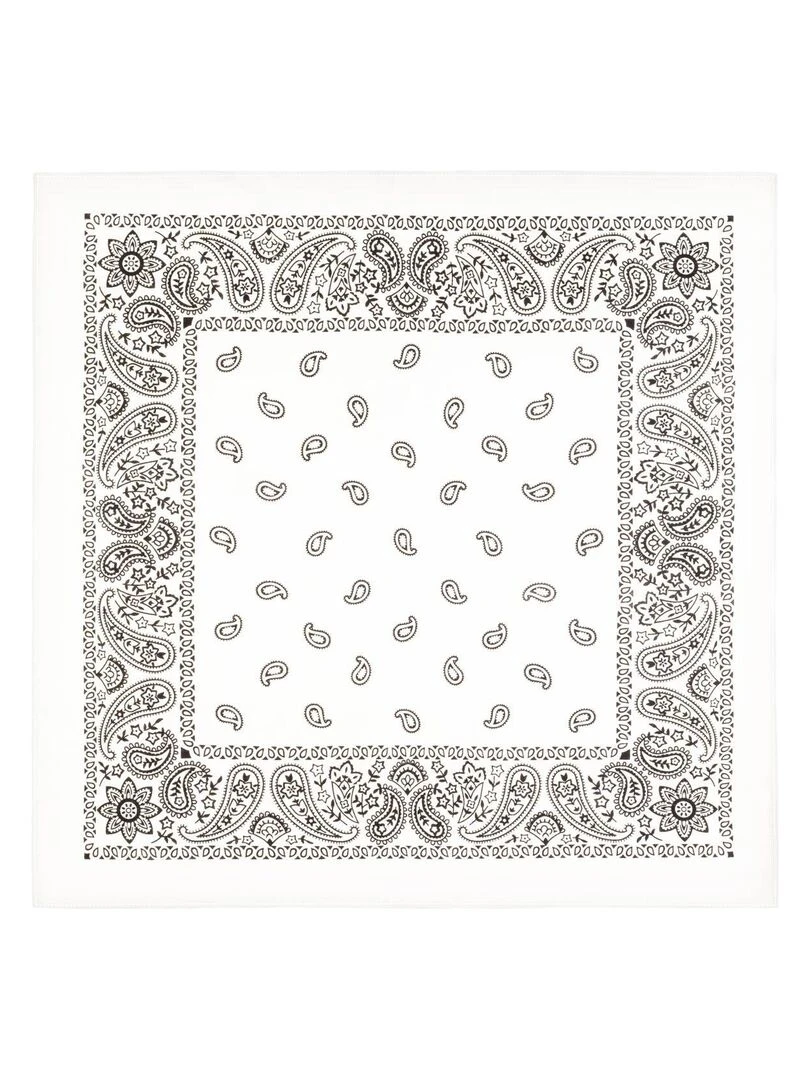 Bandana Coton U.S Premium   Blanc