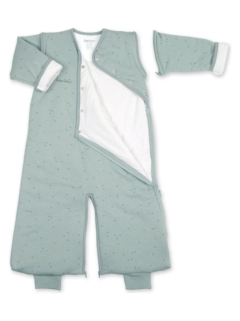 Bemini Gigoteuse jambes séparables Pady jersey et jersey Vert sapin