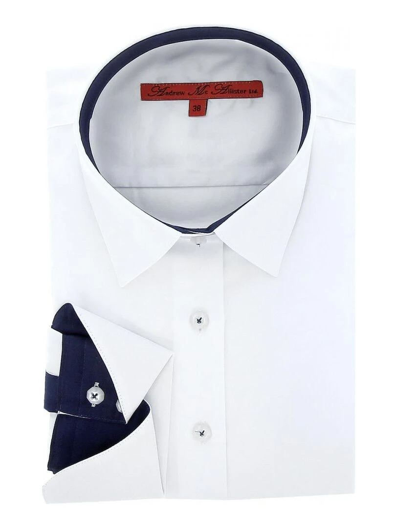 Chemise brodée LOVE Blanc