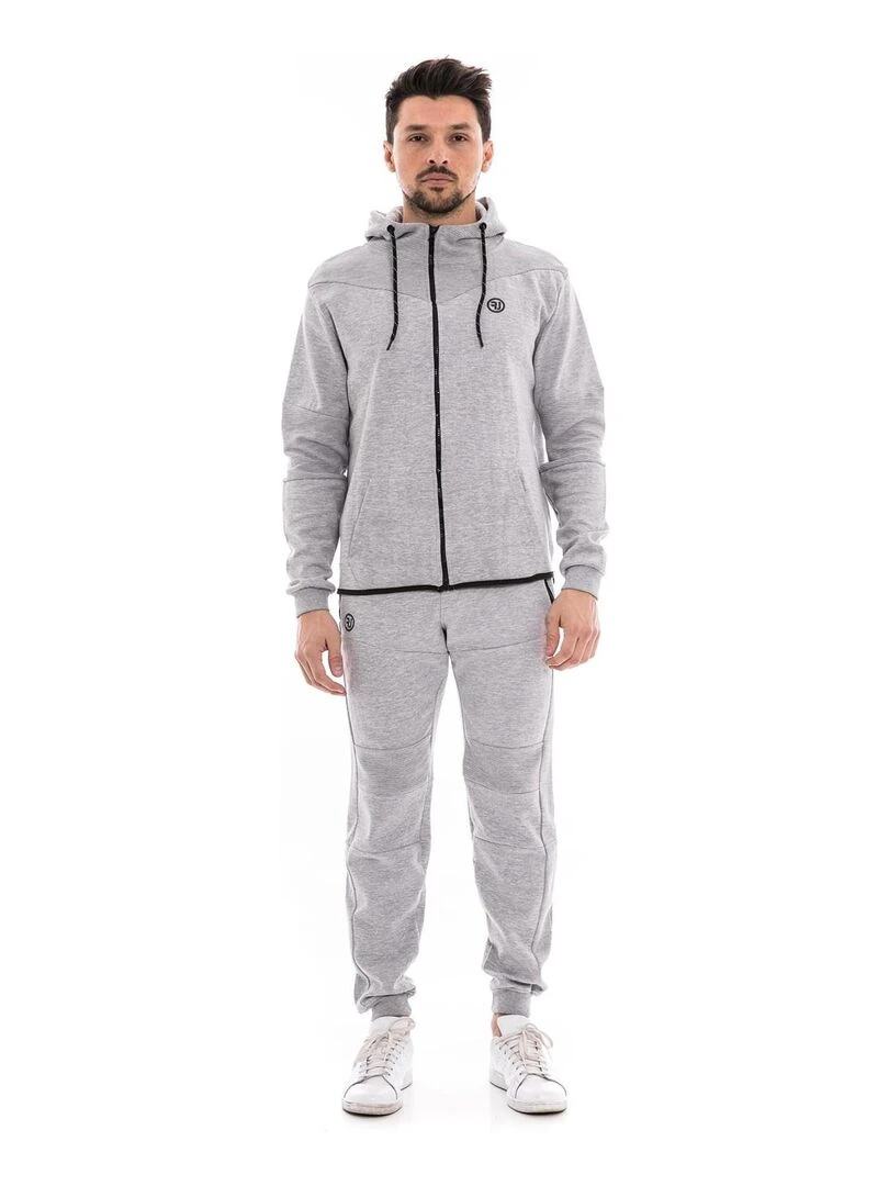 Sweat zippé capuche WOOSTER Gris