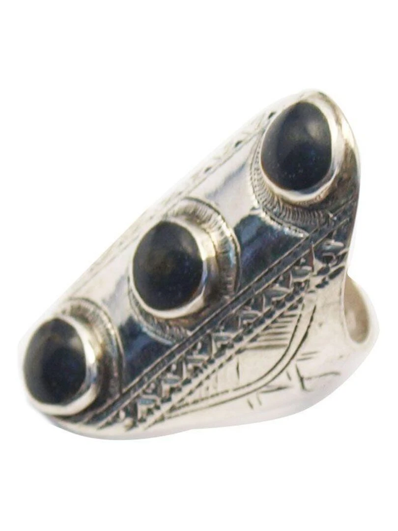 Bague Touareg argent fabrication artisanal Bijoucolor Argent