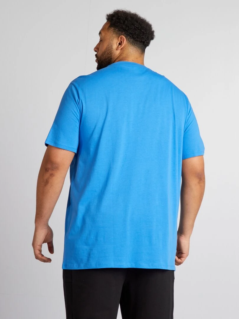 T shirt en maille jersey   Bleu