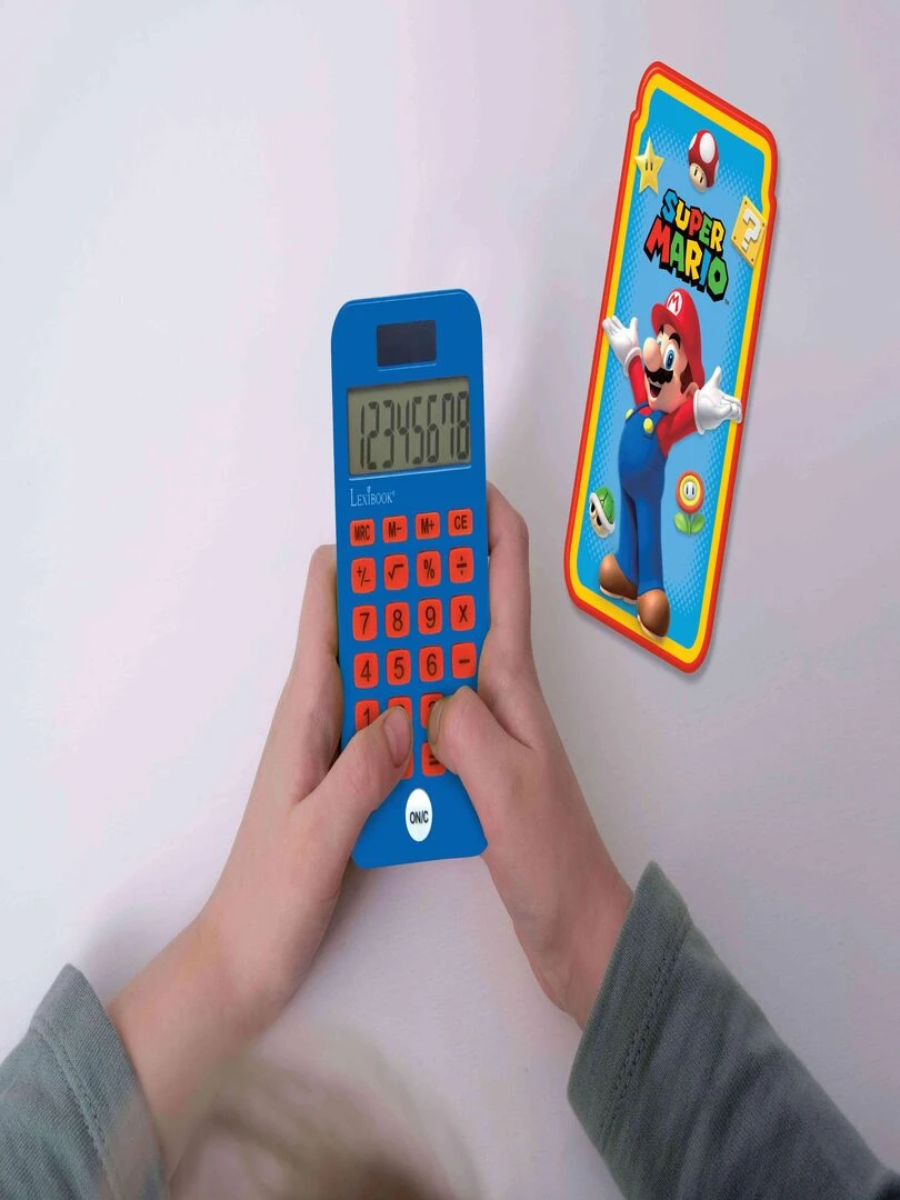 Calculatrice De Poche Avec Couvercle De Protection Mario   N/A