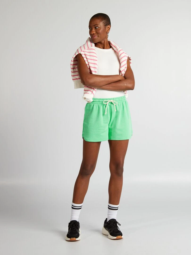 Short de sport Vert