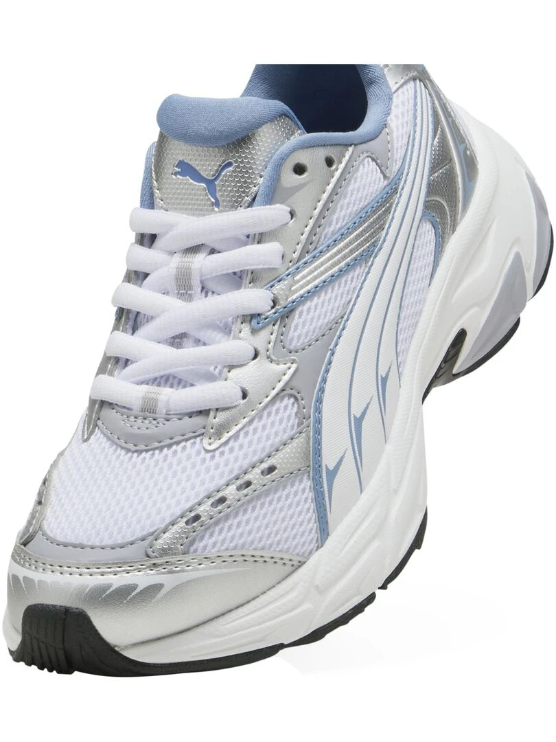Basket Basse à Lacets Puma Junior Morphic   Blanc