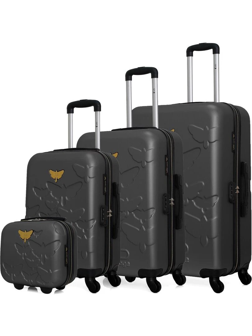LPB LUGGAGE SET DE 4 AELYS C Gris foncé