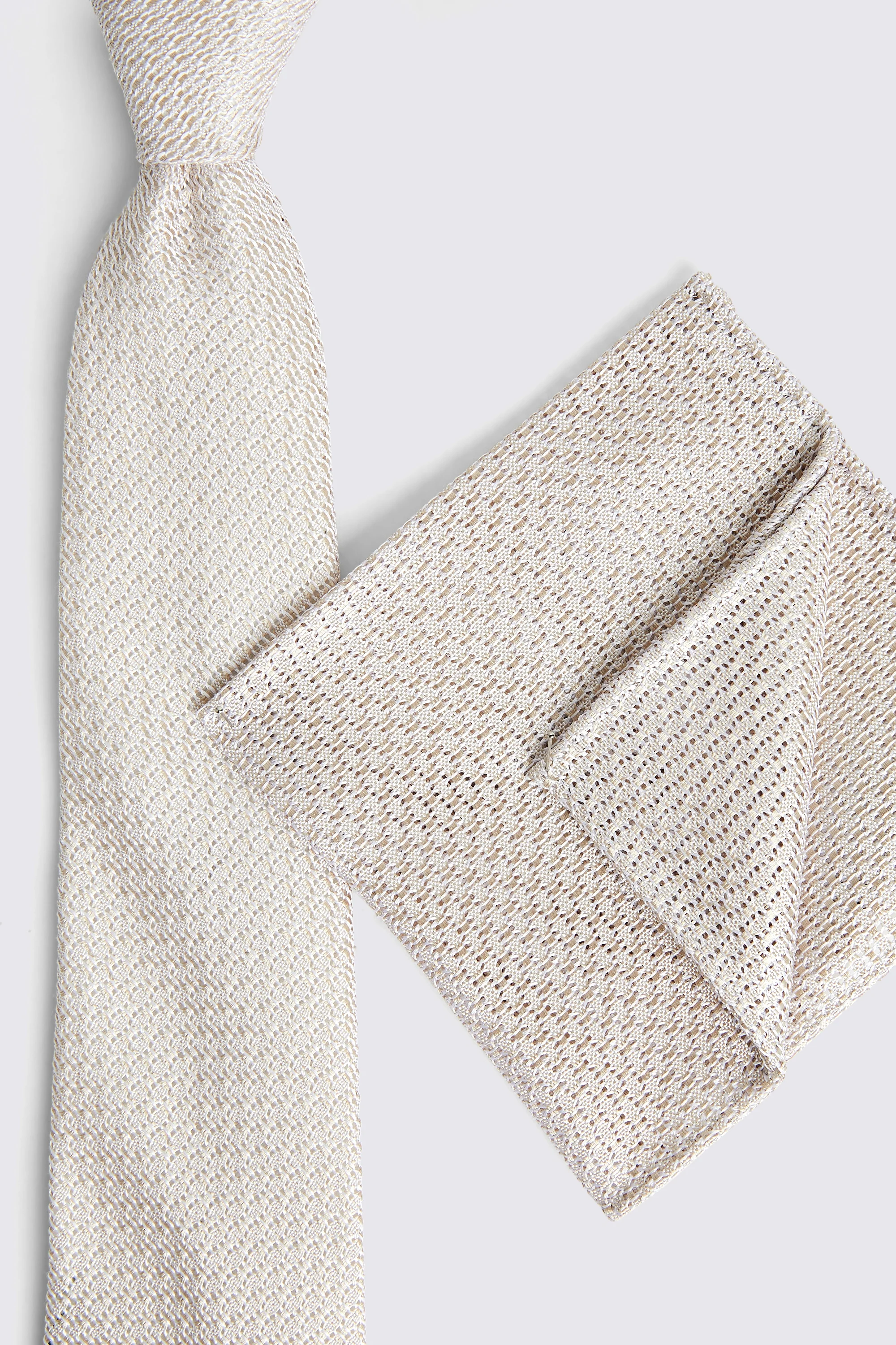 Champagne Grenadine Pocket Square