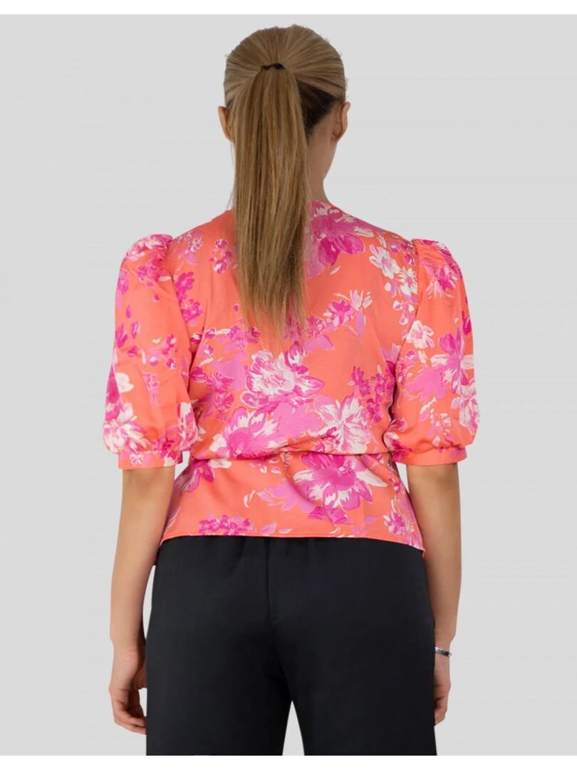 Blouse imprimé Kebello   Rose