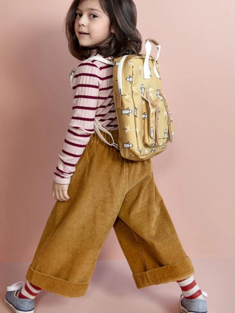 Sac à dos bébé Pingouin   Jaune