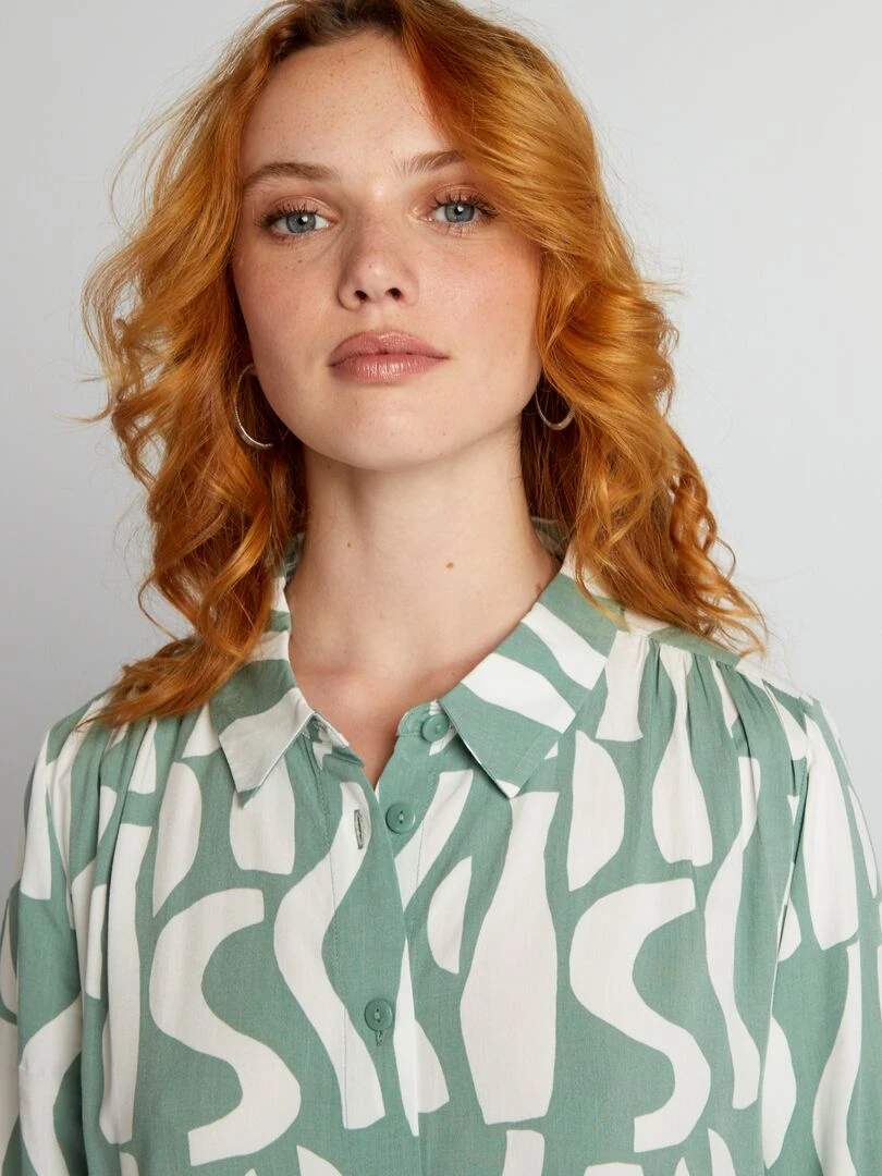 Chemisier long   Vert