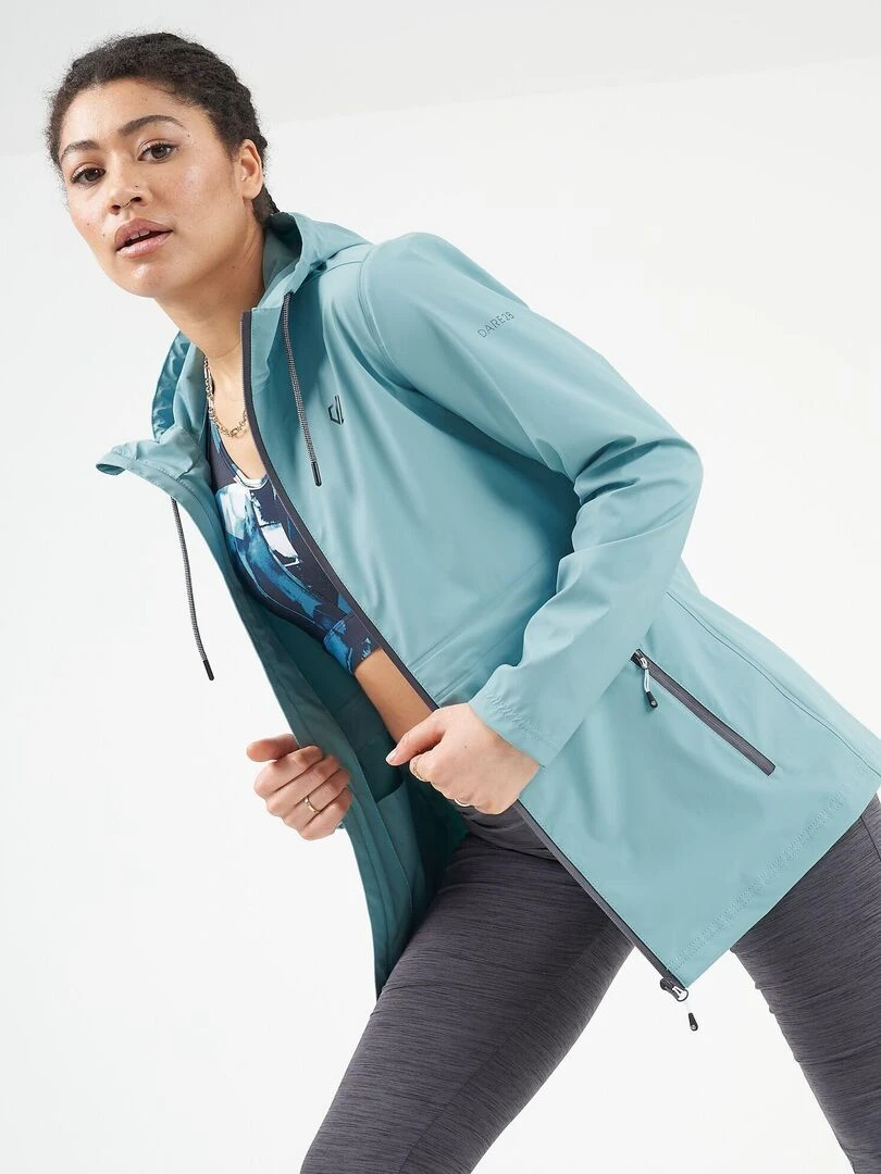 Dare 2B   Veste imperméable LAMBENT   Gris Vert