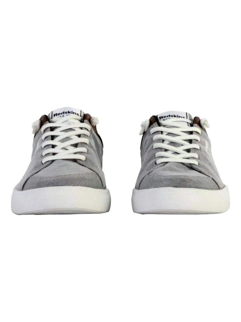 Basket Cuir Redskins Andali   Gris