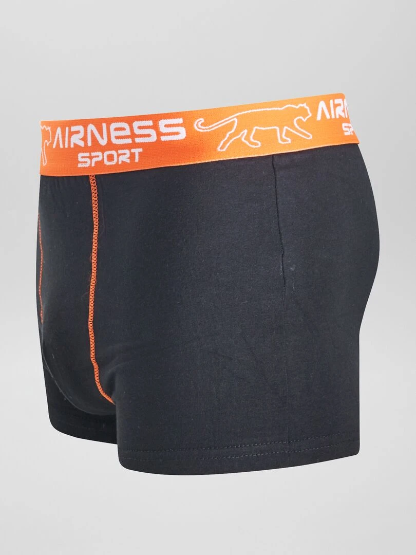 Lot de 3 boxers 'Airness' avec ceinture   Noir