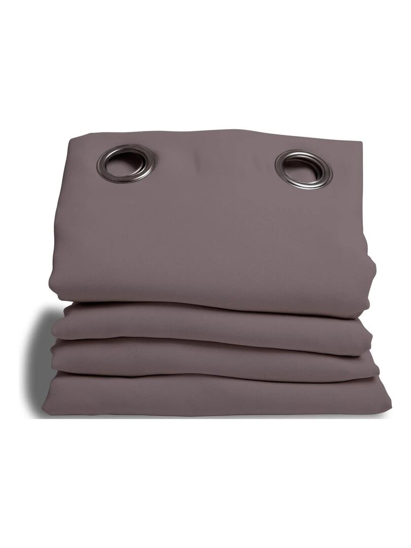 Rideau Phonique Occultant et Thermique "MOONDREAM" Gris souris