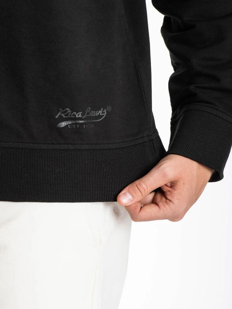 Sweat à col rond MEDARD 'Rica Lewis'   Noir