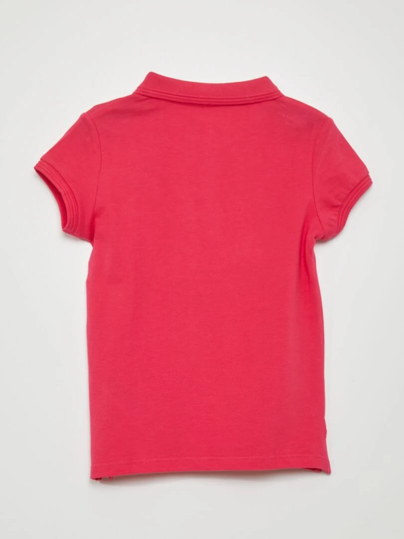 Polo manches courtes   Rose