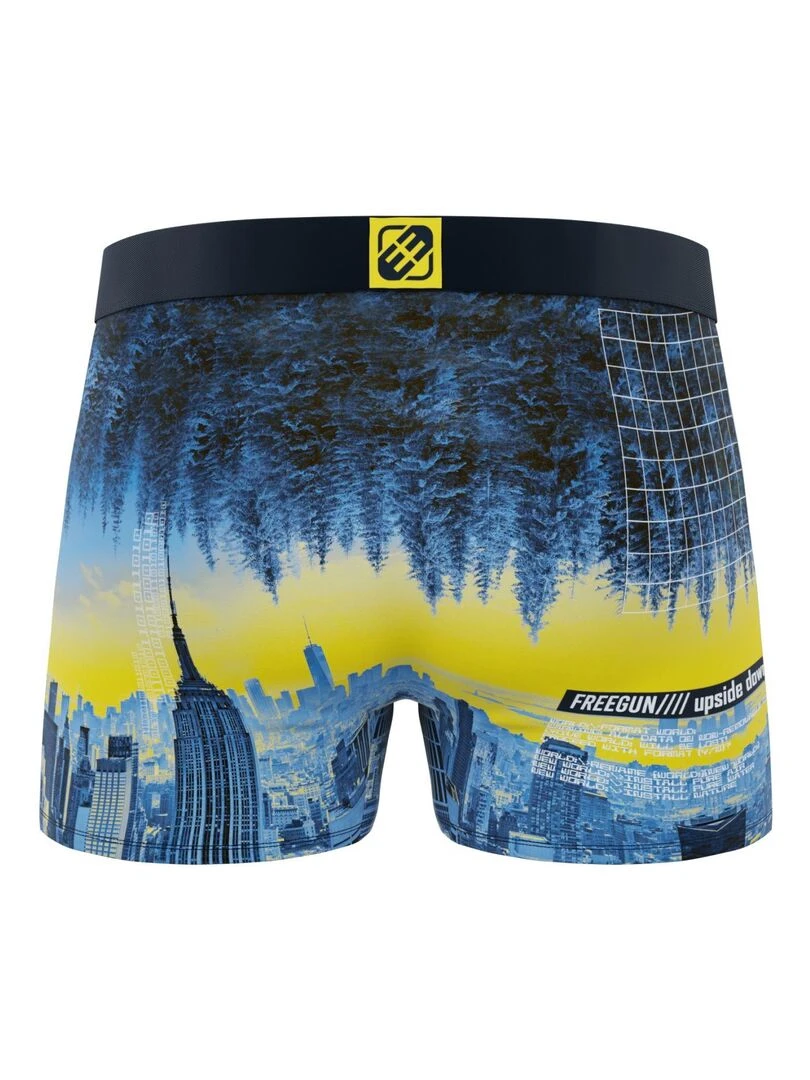 Lot de 3 boxers homme recyclé Numeric Nature Freegun   Vert
