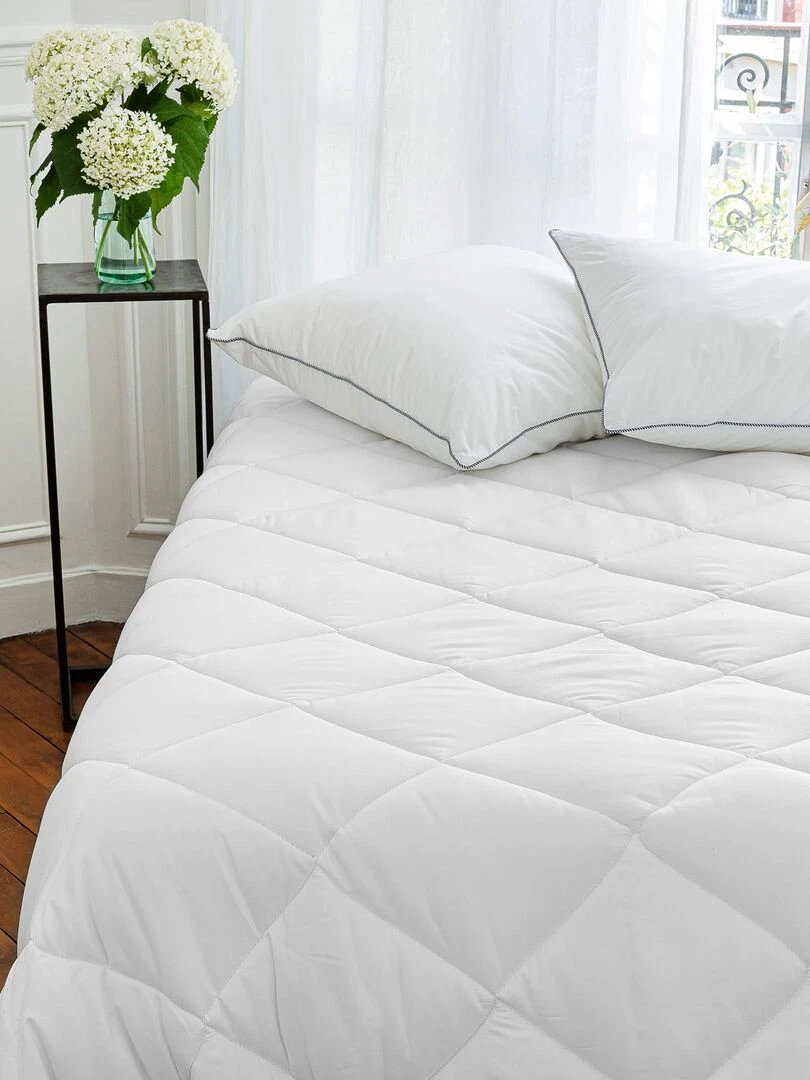 Couette microfibre été 200 gr   Blanc