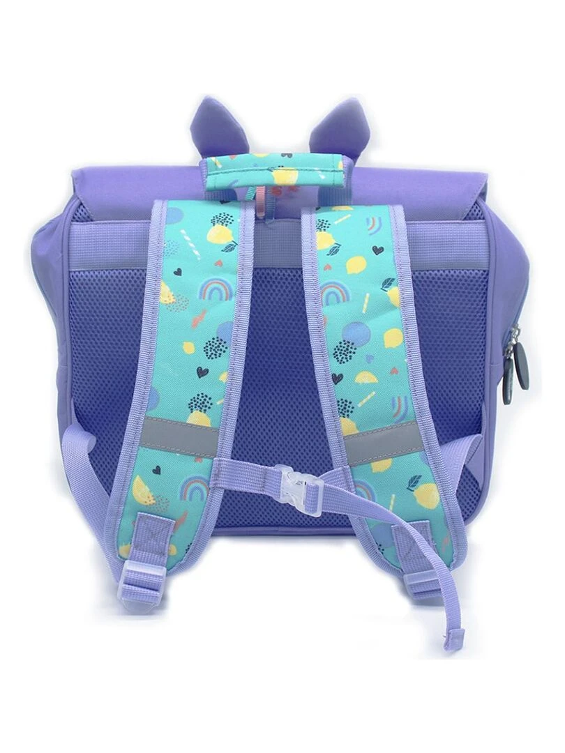 Cartable A4 maternelle Kiprokos le zèbre   Violet