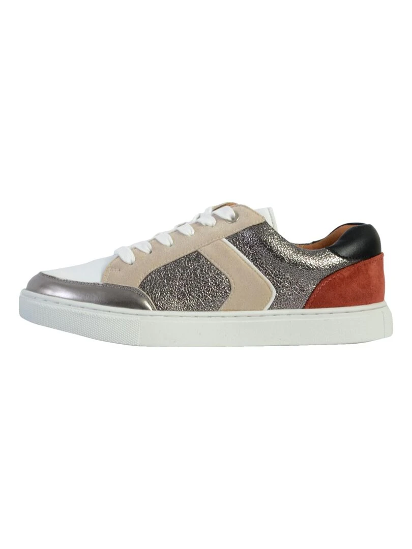Basket Cuir The Divine Factory Gris