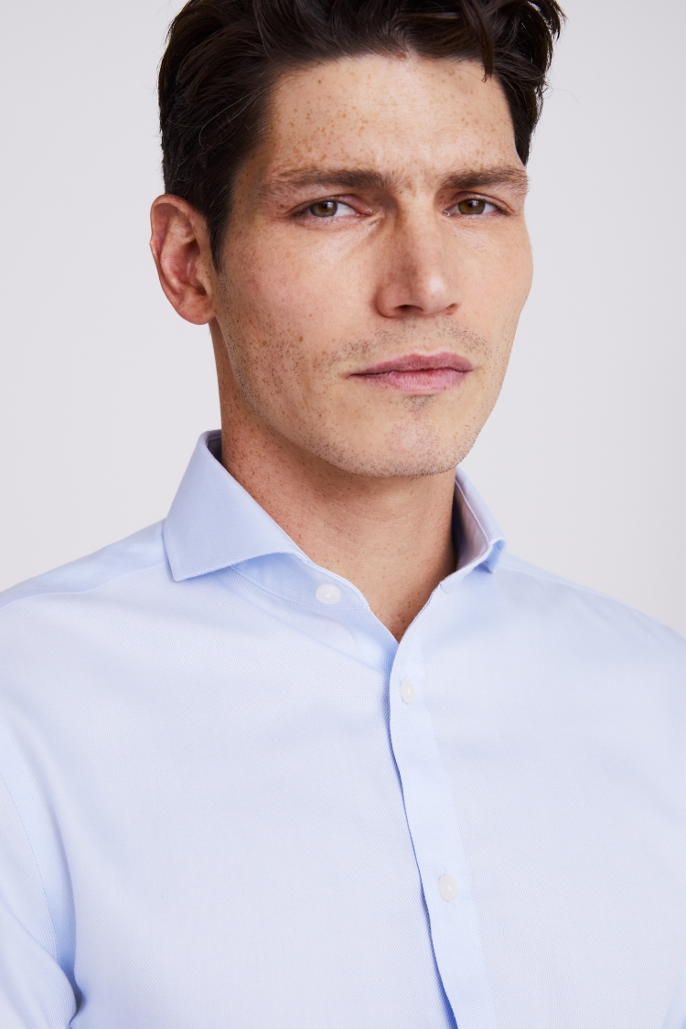 Slim Fit Pink Royal Oxford Non-Iron Shirt   Buy Online at Moss