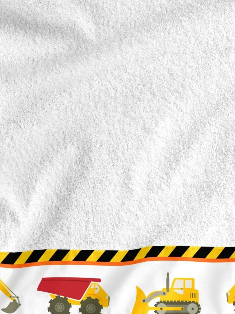Lot de serviettes Machinery "Happyfriday"   Blanc