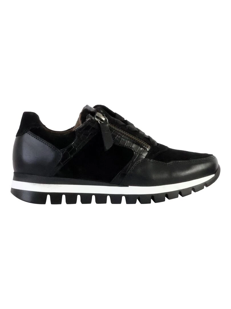 Basket Basse Cuir Gabor Dream Snake Noir