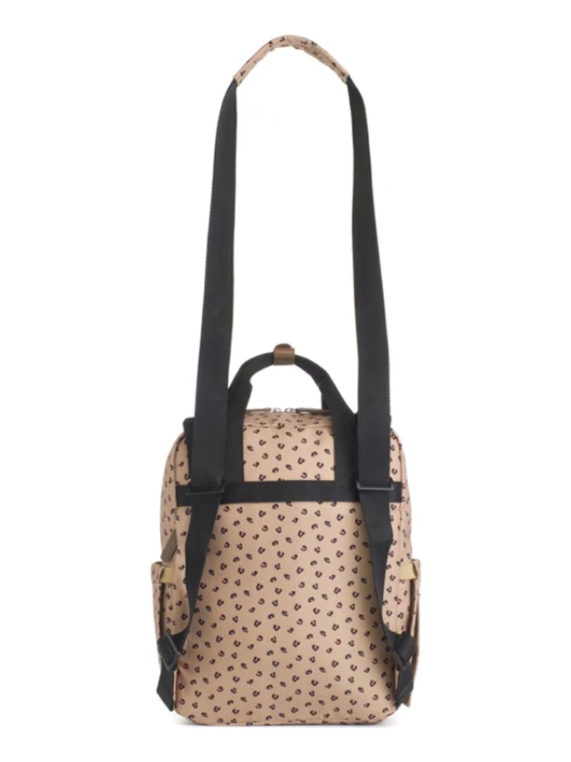 Sac à dos à langer Georgi Eco Leopard   Rose