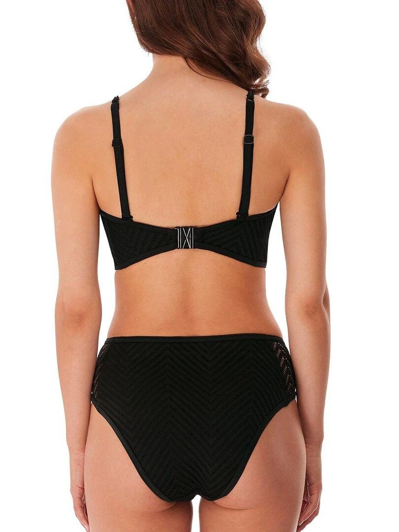 Haut de maillot brassière à armatures cachées Urban   Noir