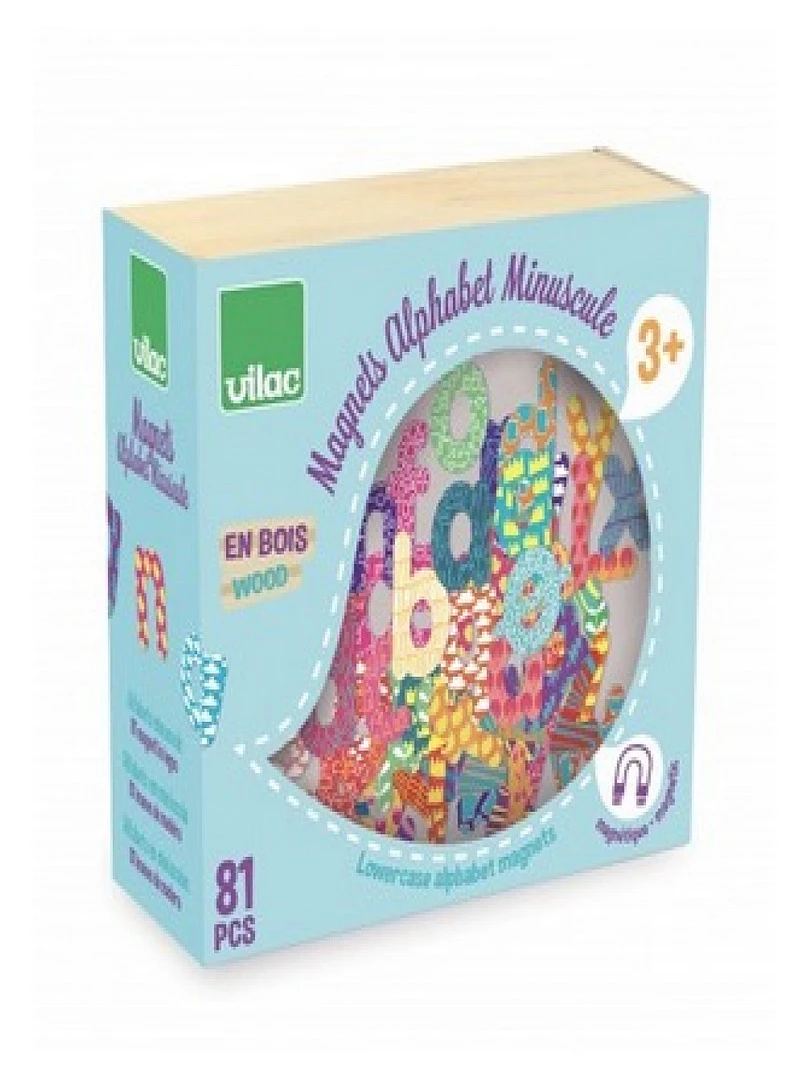 Magnets Alphabet Minuscule 81 Pcs N/A
