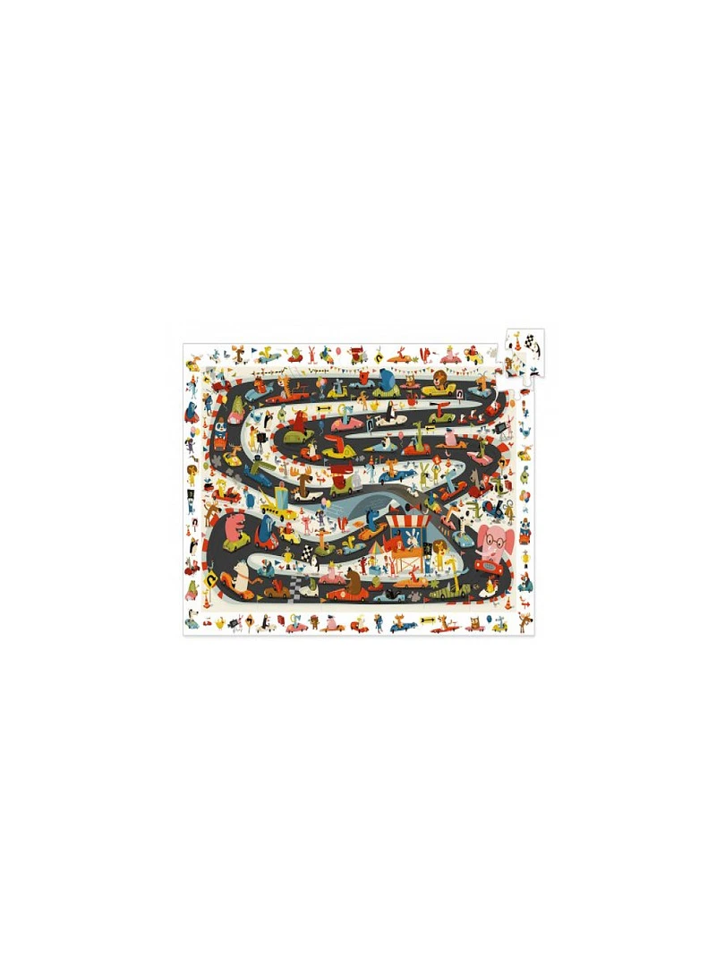 Puzzle Observation Rallye Automobile 54 Pieces N/A