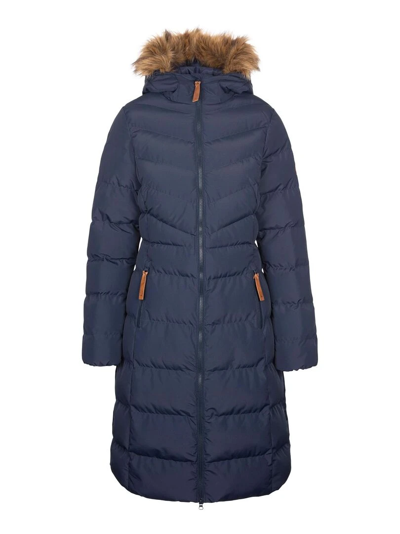 Trespass Doudoune longue AUDREY Bleu marine