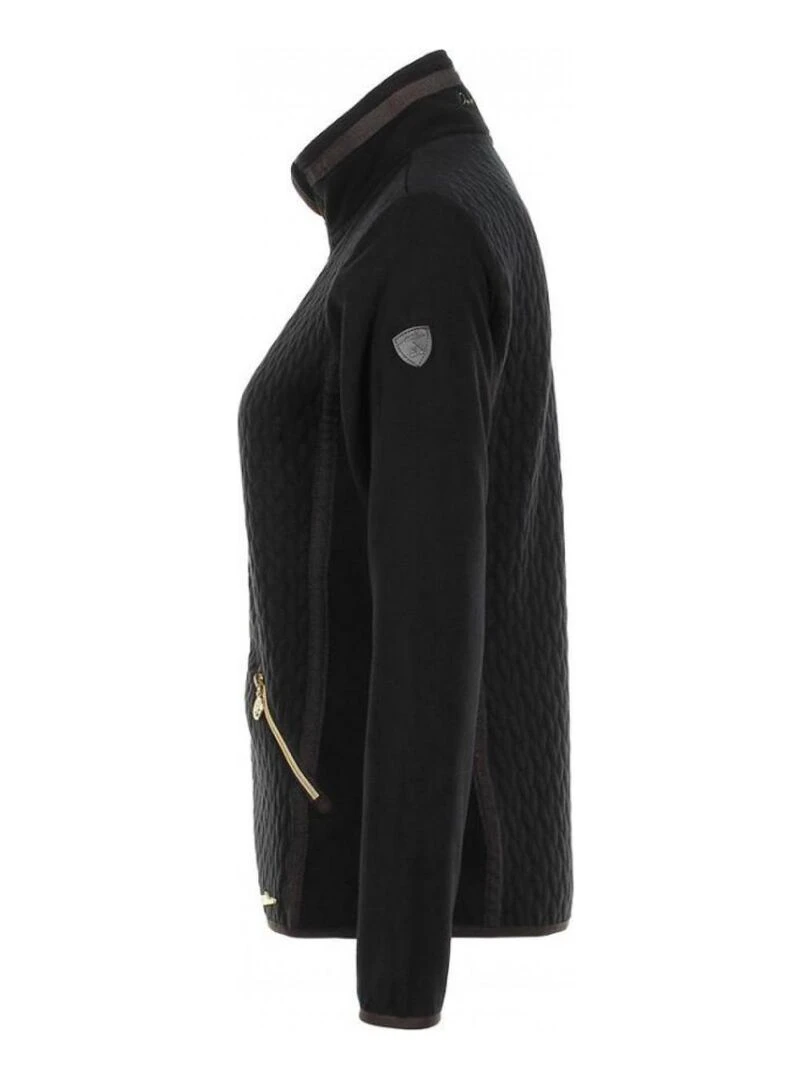 Blouson polaire femme ACLAUDIA   Noir Noir