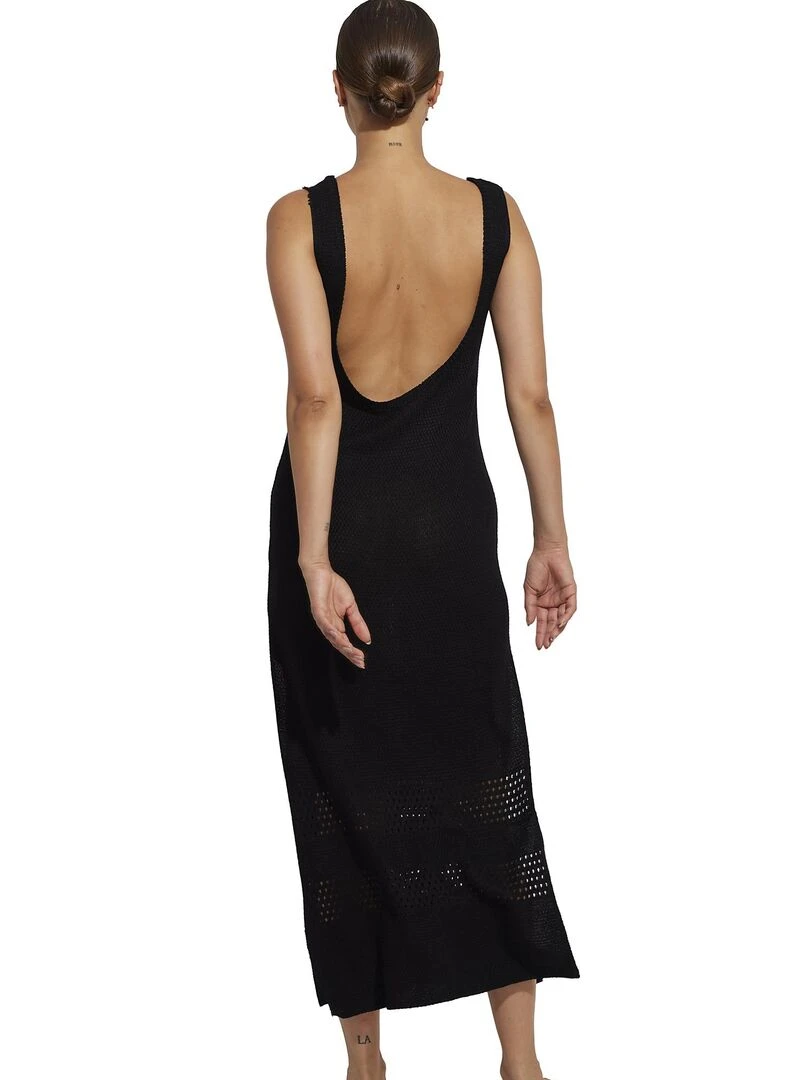 Robe longue estivale Mojito Noir