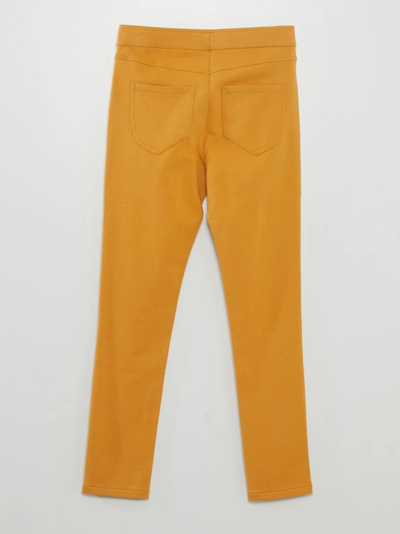 Jegging uni   Jaune