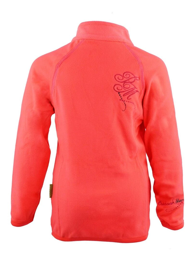 Sweat polaire fille GAFONE PEAK MOUNTAIN Orange corail