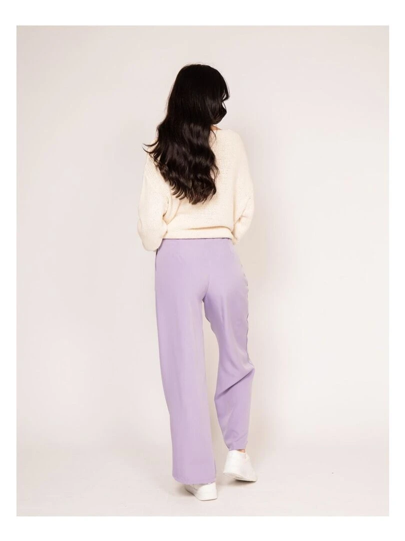 Pantalon fluide EVAN Violet
