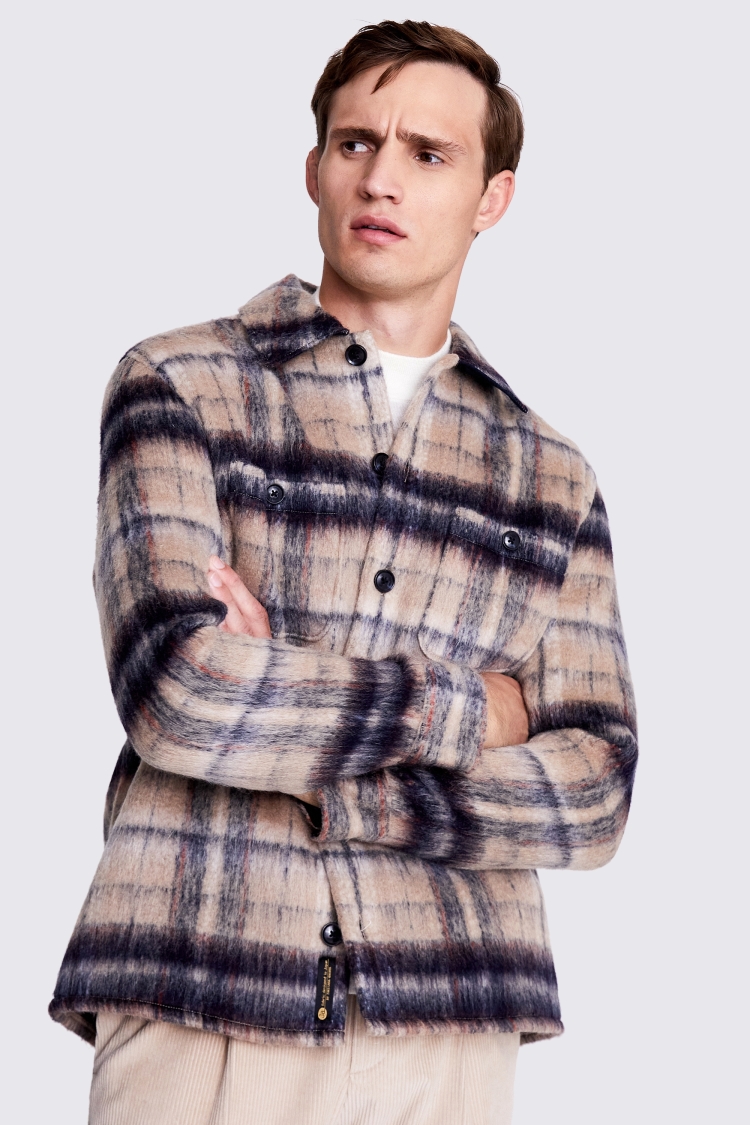 Slim Fit Wine Stretch Shirt    Buy Online at Moss