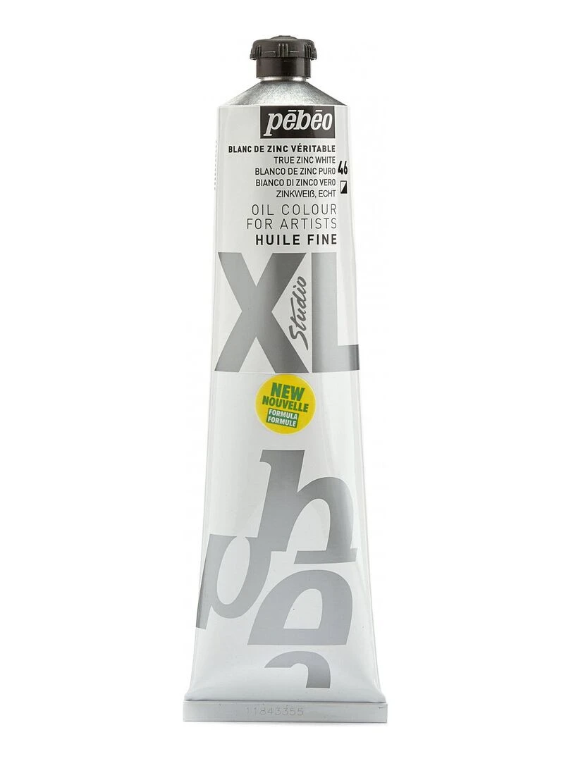 Peinture à l'huile fine XL Studio   Blanc de zinc   200 ml   N/A