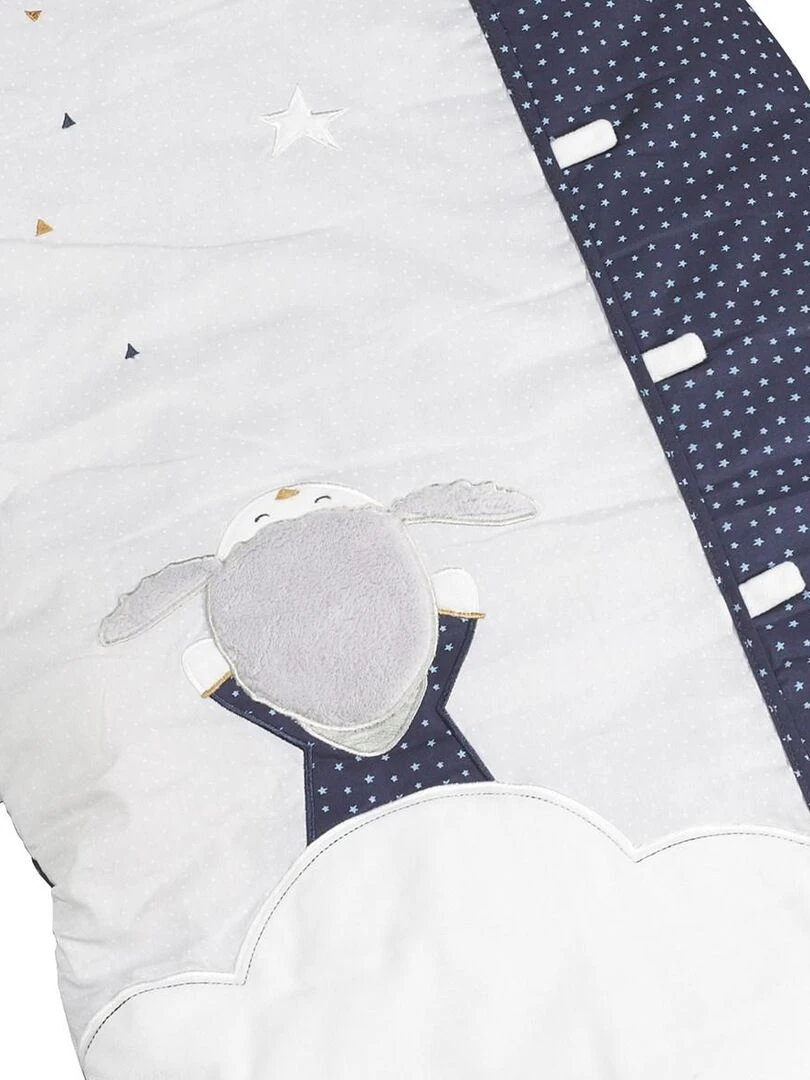 Gigoteuse en coton gris perle et Bleu nuit   SAUTHON   Gris Bleu