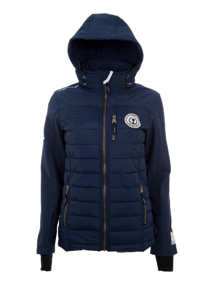 Blouson softshell femme ANDREI   VENT DU CAP   Bleu marine