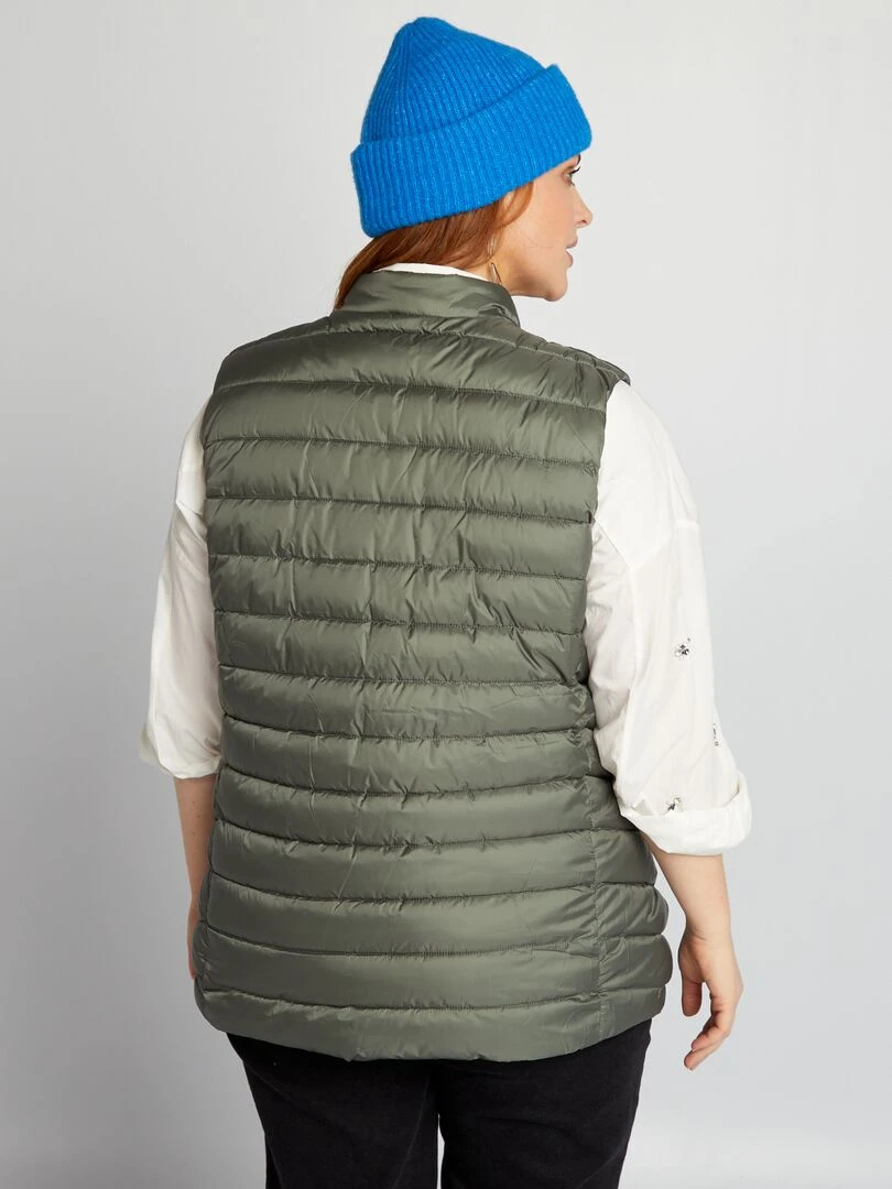 Doudoune matelassée   Kaki